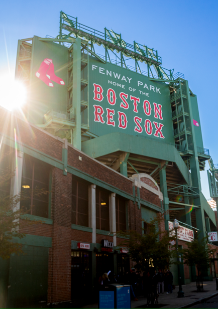 The exterior of Fenway Park™
